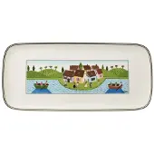 Villeroy & Boch Kuchenplatte Charm & Breakfast Design Naif 34,5 x 15,8 cm
