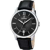 Festina Analoog horloge 'Date watch ACERO CLASICO' zwart