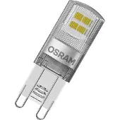 Osram BASE LED lamp, pinlamp met G9-fitting, 1,90W, vervangt een 20W gloeilamp, helder glas, warm wit (2700K), 3-pack