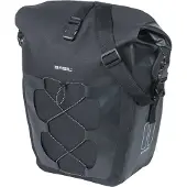 Basil Navigator Waterproof L enkele tas MIK Hooks- 25-31L- zwart