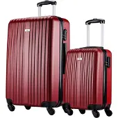 Slazenger Kofferset | | 2-delig (Hand- en ruimbagage, Rood)