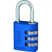 ABUS ABVS46614 Hangslot 31.5 mm Blauw Cijferslot