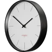KIENZLE Wandklok - Modern - 25cm - Radiogestuurd - Zwart - Wit
