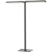 SLV Led kantoor vloerlamp Worklight Pro zwart - dubbel