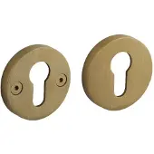 Intersteel Cilinderrozetten éénzijdig verdekt ø55x8mm met nokken ø8mm PVD messing mat
