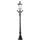 Ks Verlichting Nostalgische tuinlamp Hamburg zwart