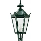 Ks Verlichting Nostalgische lantaarnlamp Bergum K7A met kronen - zwart