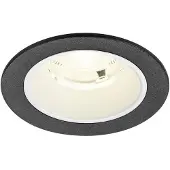 SLV Inbouwspot Numinos S zwart/wit 4000K - 20gr