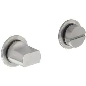 Intersteel WC-sluiting Tira met klein rond rozet RVS