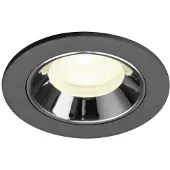 SLV Inbouwspot Numinos XS zwart/chroom 4000K - 40gr