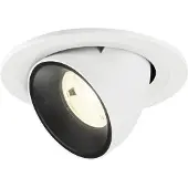 SLV Inbouwspot Numinos Gimble S wit/zwart 4000K - 20gr