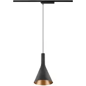 SLV Hanglamp voor rail Lalu 1-fase zwart Ø 15,2cm