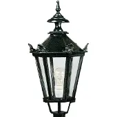 Ks Verlichting Nostalgische lantaarnlamp Bergum K7 met kronen - zwart