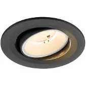 SLV Inbouwspot Numinos Move S zwart/wit 2700K - 55gr