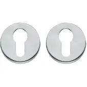Intersteel | Rozet Profielcilindergat | Rond | Verdekt | Chroom Mat