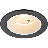 SLV Inbouwspot Numinos S zwart/wit 2700K - 55gr