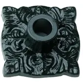 Ks Verlichting Pedestal plate Plinth zwart