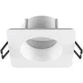 SLV Inbouwring New Tria 68 IP65 vierkant wit - zonder fitting