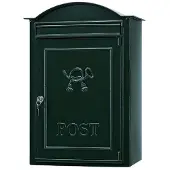 Ks Verlichting Brievenbus Postbox B20 Max muurbus - groen