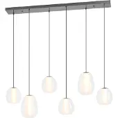 Stars of Light 6-lichts hanglamp Menorca grijs