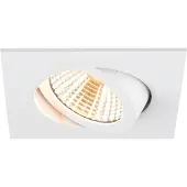 SLV Vierkante led spot New Tria Uni wit - CCT - 600lm - 38g