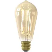 Calex Led lamp E27 | Edison | (4.5W, 470lm, 2100K, Dimbaar, Goud)