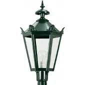 Ks Verlichting Nostalgische lantaarnlamp Bergum K7B met kronen - zwart