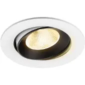 SLV Inbouwspot Numinos Move L wit/zwart 3000K - 20gr