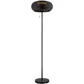 SLV Vloerlamp Adegan Solar Solar Zwart
