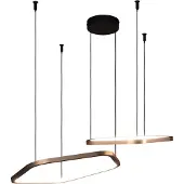 Stars of Light Unieke hanglamp Estrella zwart met bruin