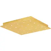 Stars of Light Design plafondlamp Vezeno 1 goud 47cm