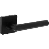 Intersteel Deurkruk Bastian op vierkant rozet - mat zwart