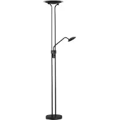 FISCHER&HONSEL GMBH Vloerlamp met leeslamp Tallri dimbaar