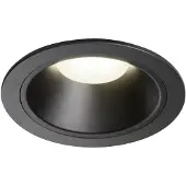 SLV Inbouwspot Numinos XL zwart 4000K - 20gr