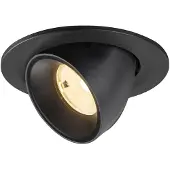 SLV Inbouwspot Numinos Gimble S zwart 3000K - 55gr
