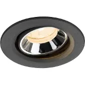 SLV Inbouwspot Numinos Move XS zwart/chroom 2700K - 20gr