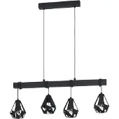 Eglo Design hanglamp Townshend 7 zwart