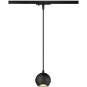 SLV Hanglamp voor rail Light Eye 90 zwart 1-fase Ø 9cm