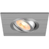 SLV LED Inbouwarmatuur Vierkant | 1X GU10 Max 10W IP20 | Dimbaar | NEW TRIA