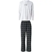 Karl Lagerfeld Pyjama lang zwart / wit