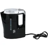 All Ride Reis Waterkoker 12V - Auto Waterkoker 0.8L - Aansluiting op Sigarettenaansteker Auto - Warme Dranken Onderweg - voor Auto, Camper, Boot en Vrachtwagen - Kunststof - Zwart