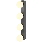 SLV Wandlamp Sun Mirror 3 Lichts Zwart