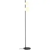 SLV Vloerlamp Sun Zwart Met Witte Bollen