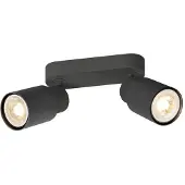 SLV Dubbele spot Puri 2.0 Tube zwart