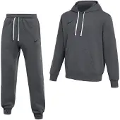 Nike Park 26 Fleece Pullover Hoodie Joggingpak Donkergrijs Zwart