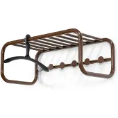 Spinder kapstok Retro Kapstok - Chocolate Brown - 6 haken