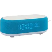 Karlsson Vogue Wekker | 19.8x7x9.8cm | Bright blauw