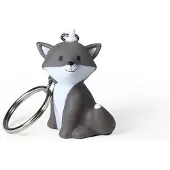 Atelier Pierre Junior Cesar Sleutelhanger warm grijs