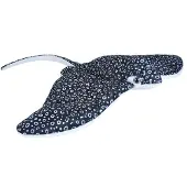 Wild republic Stingray Eagle Pillow Zwart