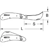Ks Tools 907.2185 907.2185 Klapmes